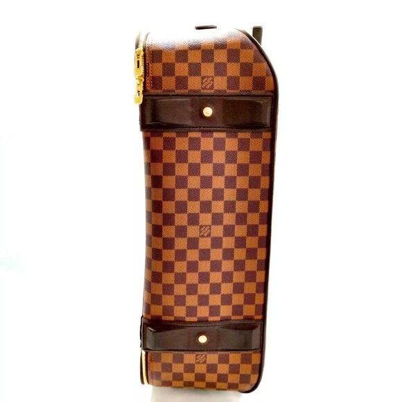 100% Authentic Louis Vuitton Pegase55 Brown Damier Travel Bag - Picture 3 of 9